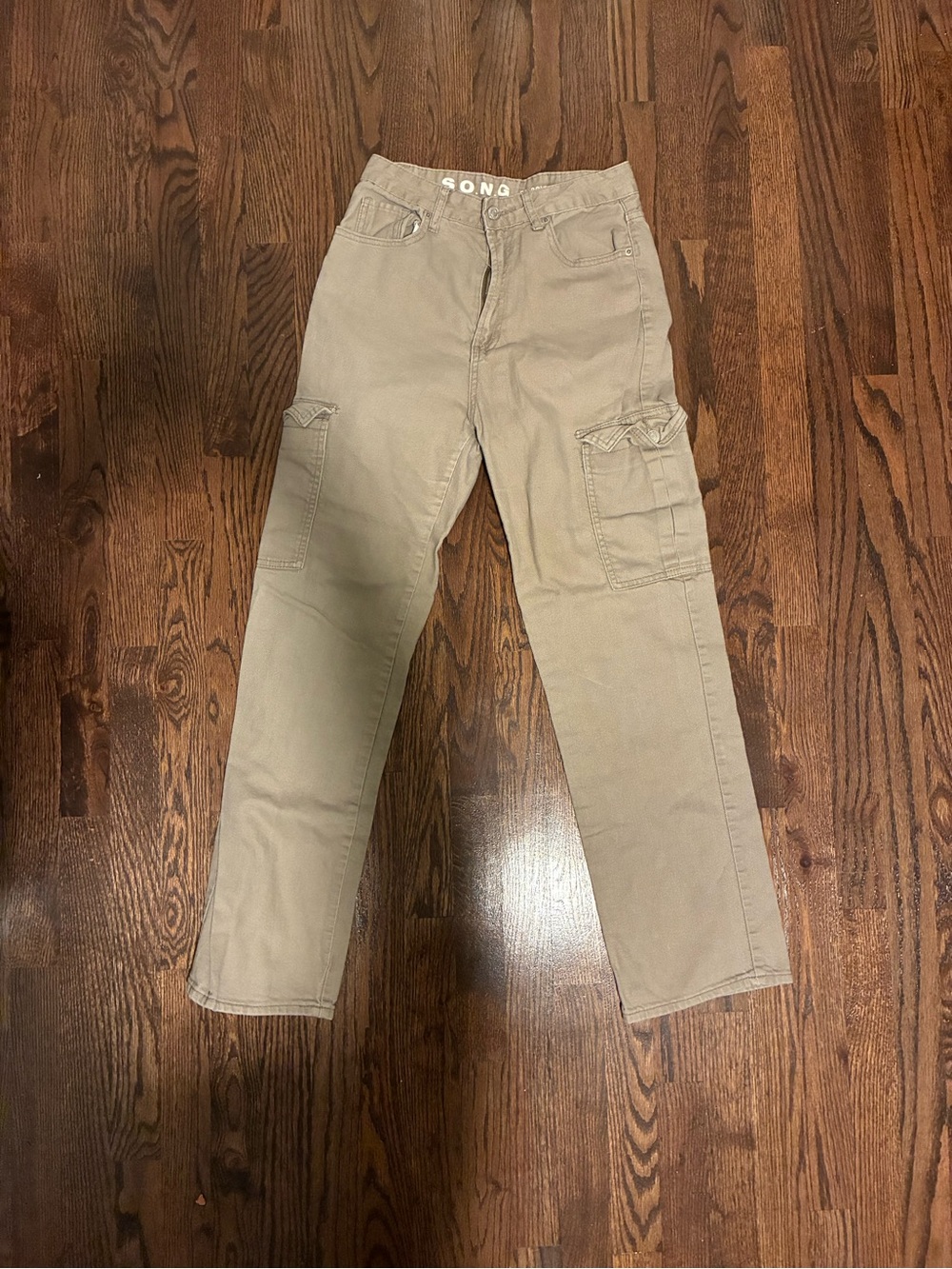 Women’s Khaki Cargo Pants - Classic Beige